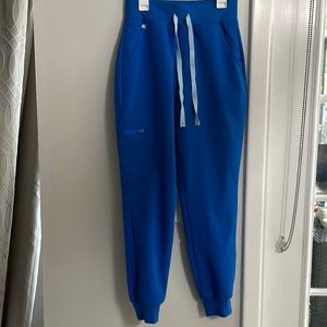 Figs XS Petite Royal Blue joggers. worn once & needed different size. Like new!